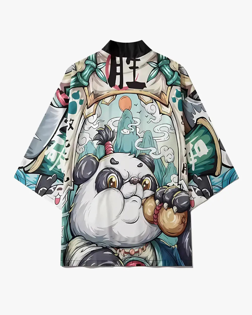 Kimono japonais avec motifs panda Shirokuma