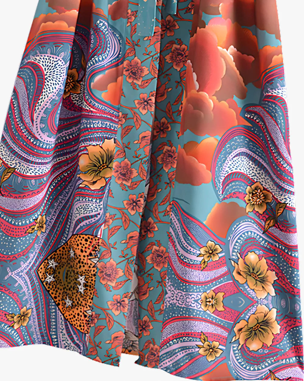 Robe japonaise bleu japonais femme Mizutsuki