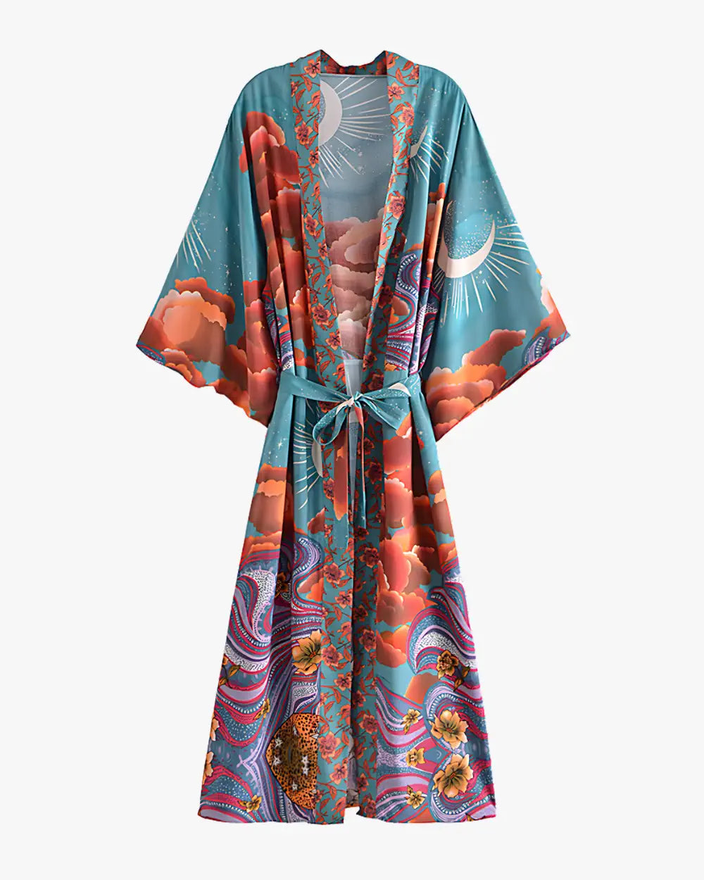 Robe japonaise coton bleu japonais femme Mizutsuki