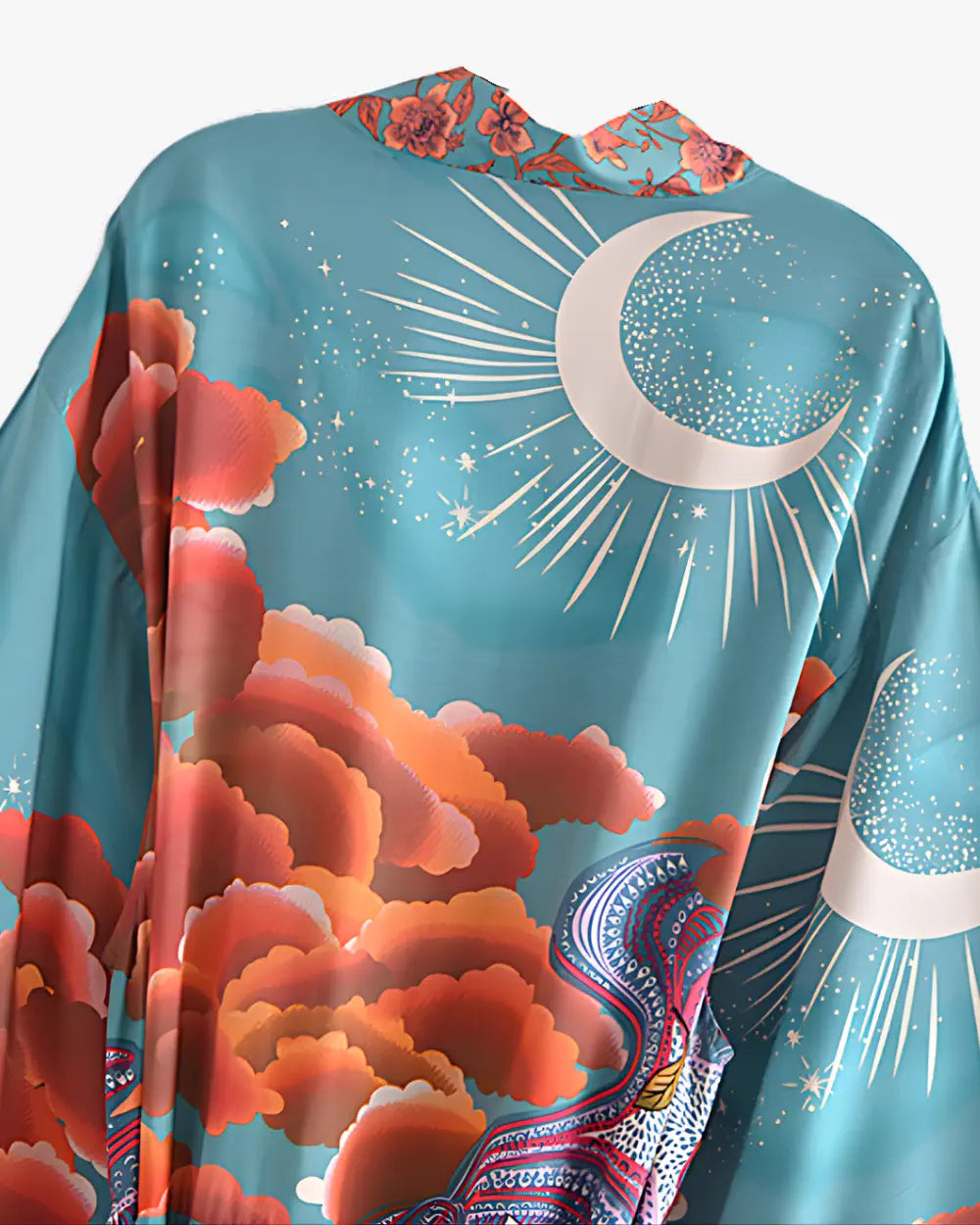 Robe japonaise coton bleu japonais femme Mizutsuki