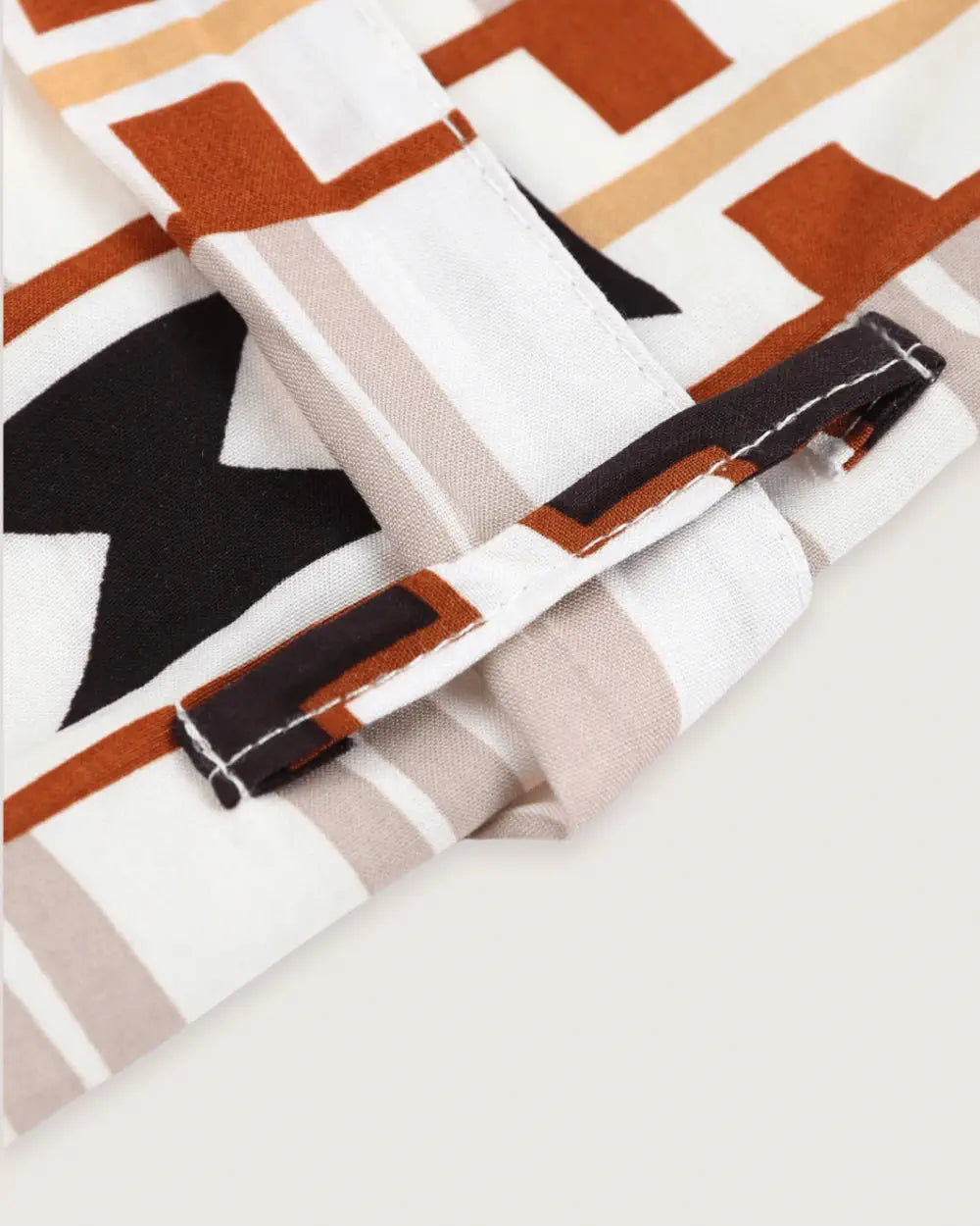 Robe kimono femme longue beige motifs Terako