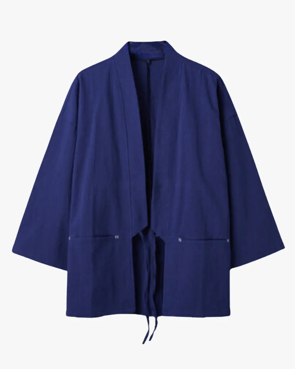 Veste kimono bleiu homme minimaliste  Akairo