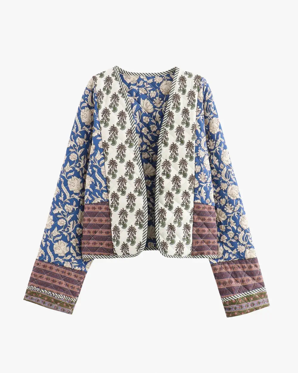 Veste kimono courte matelassee boheme femme Nozomi