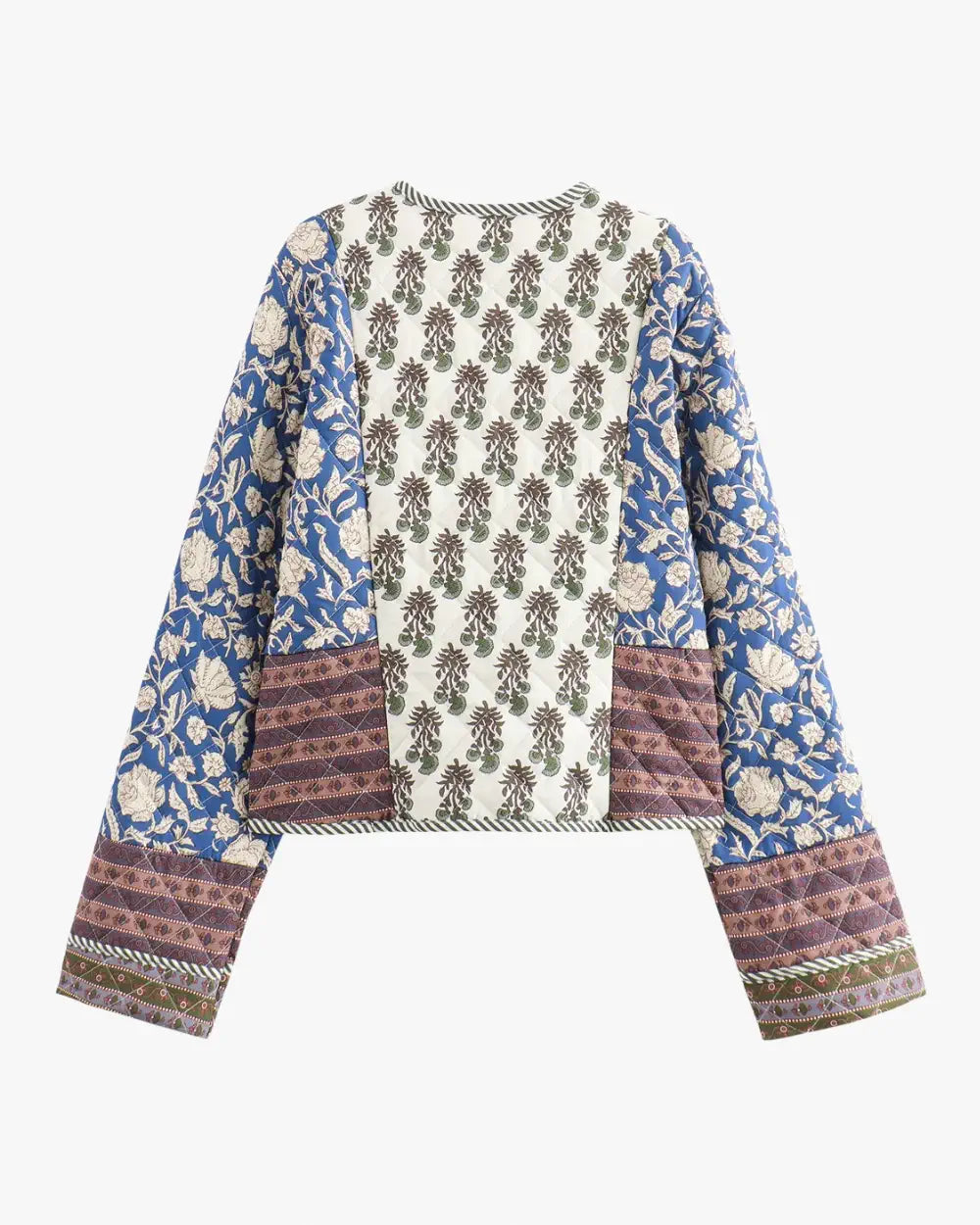 Veste kimono courte matelassee boheme femme Nozomi