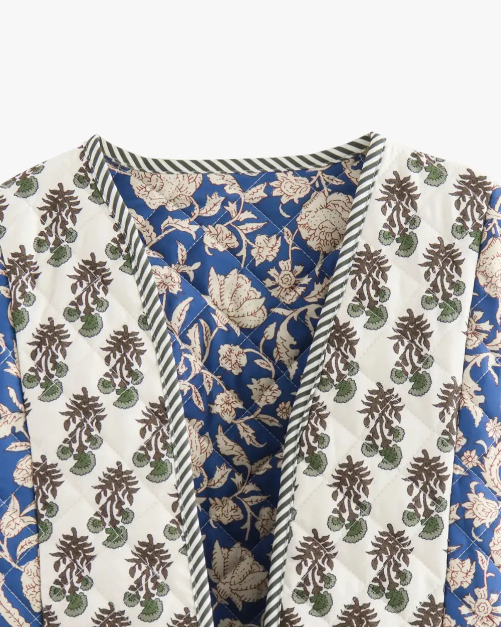 Veste kimono courte matelassee boheme femme Nozomi