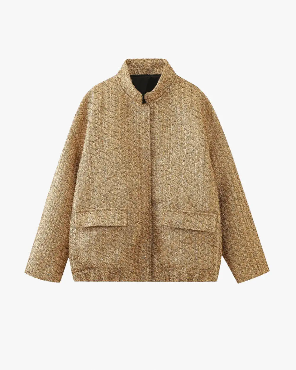 Veste kimono dore scintillante elegante pour femme Hikari