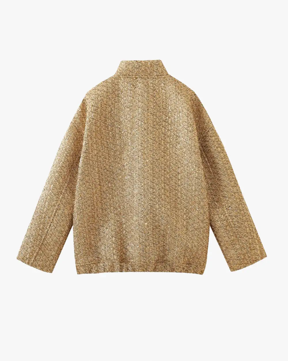 Veste kimono dore scintillante elegante pour femme Hikari