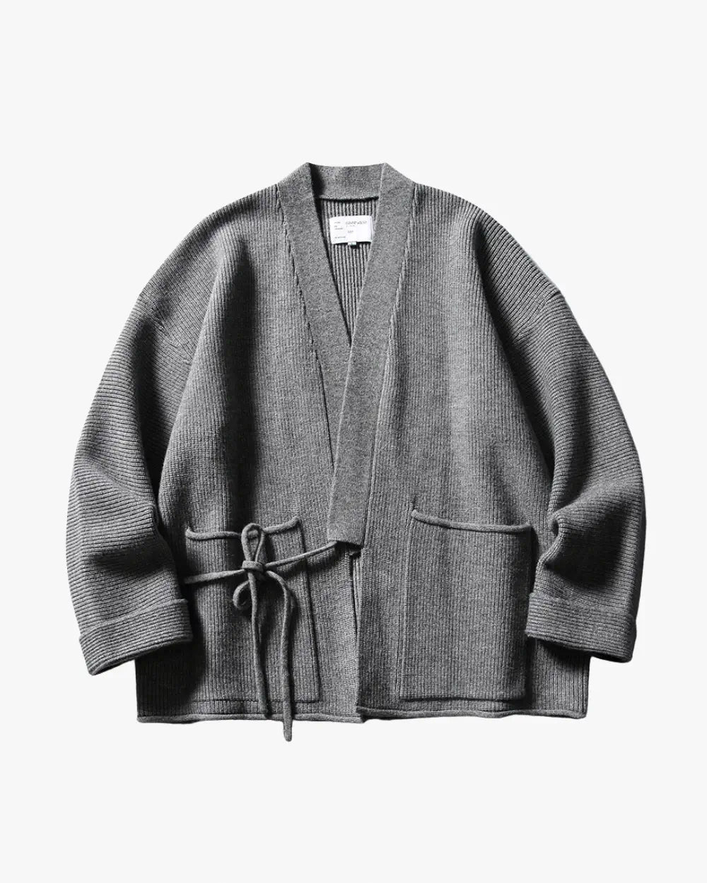 Veste kimono homme gris cardigan japonais Sando