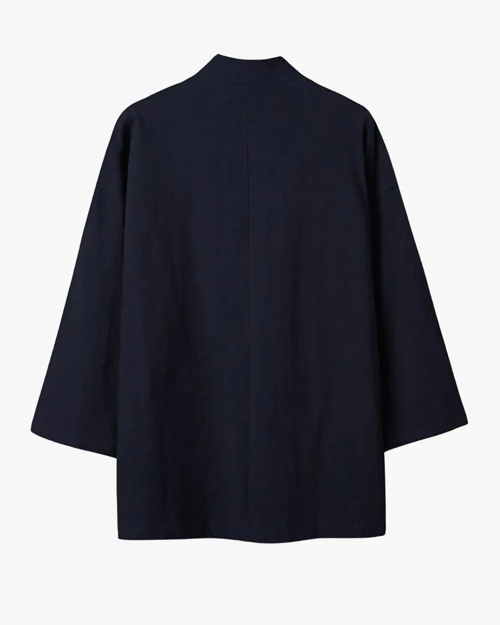 Veste kimono noire homme minimaliste Akairo