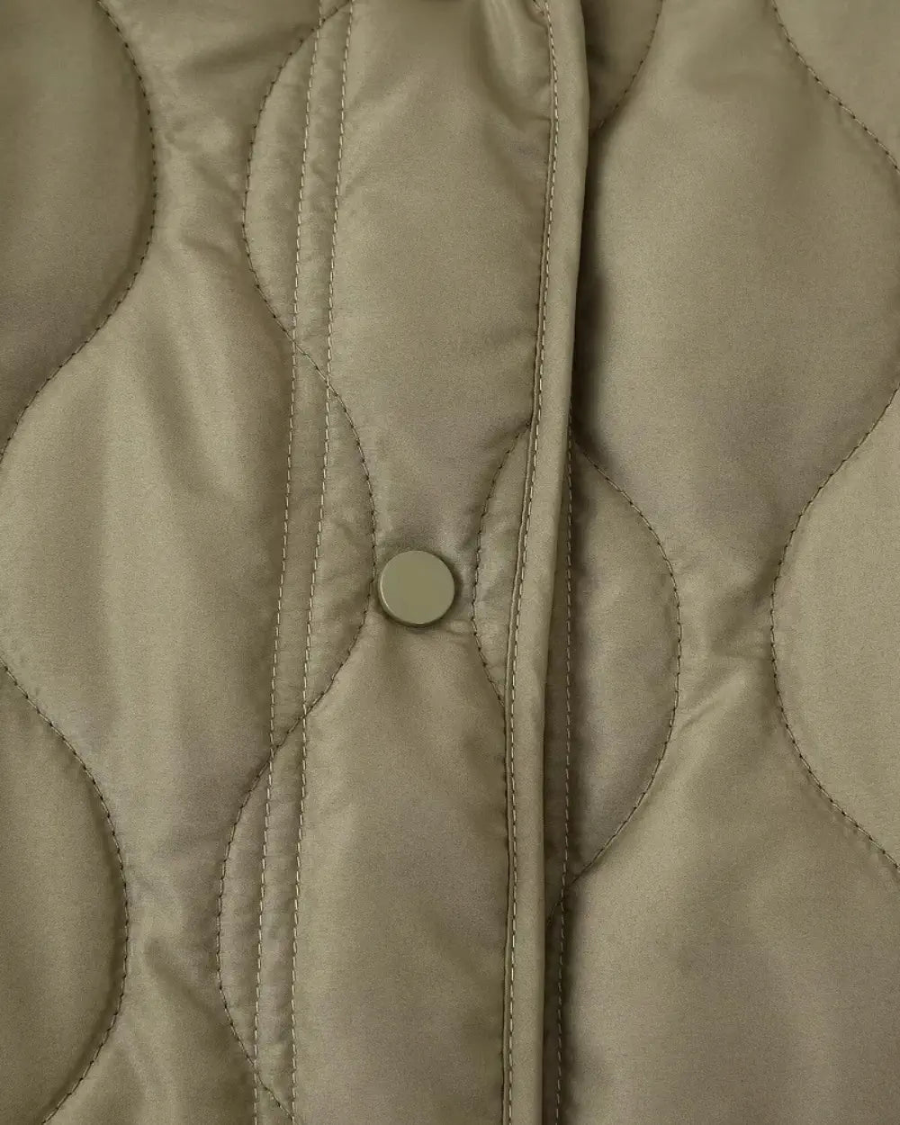 Veste kimono olive matelassée femme Aokaze