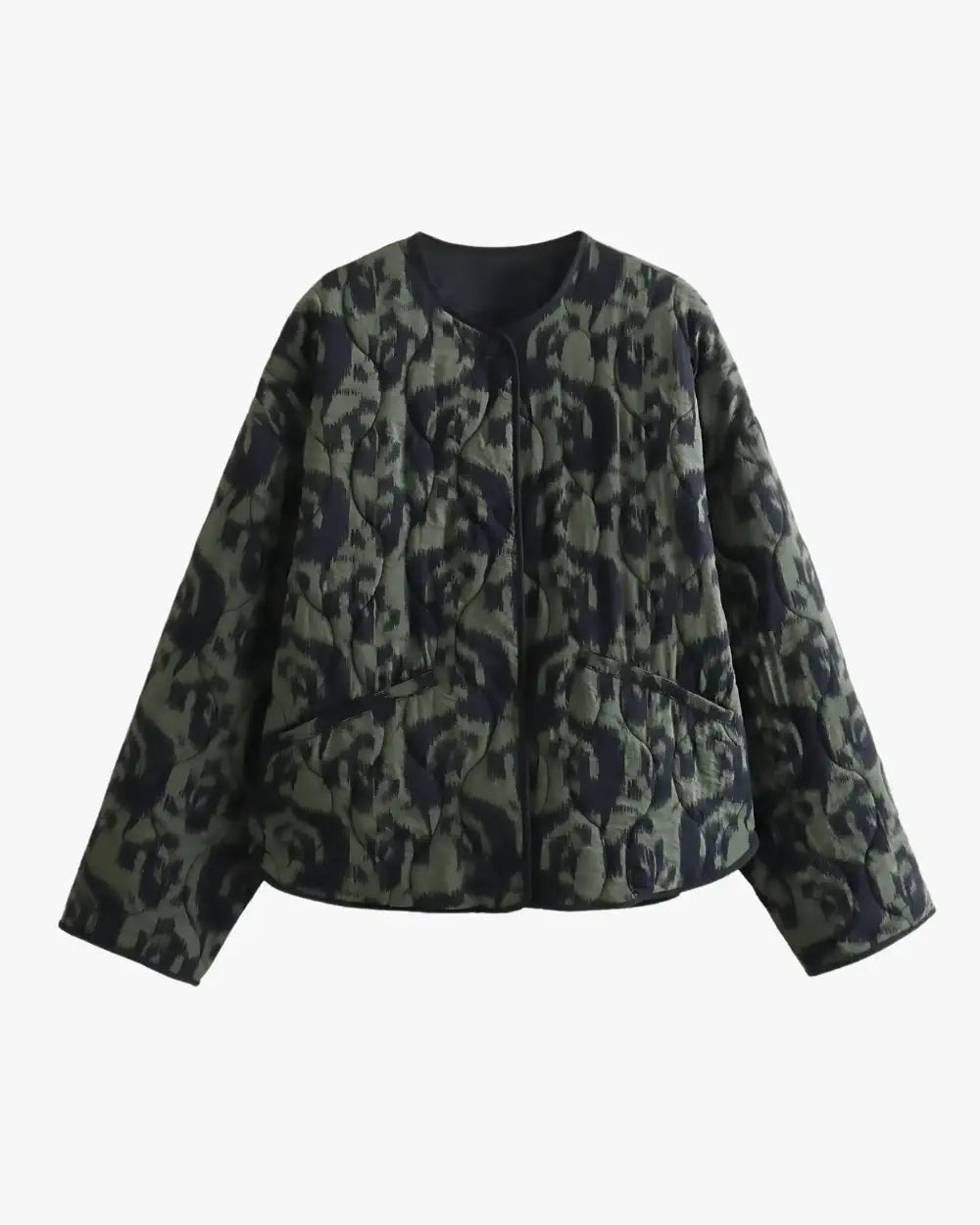 Veste kimono verte en coton épais femme Midoriha