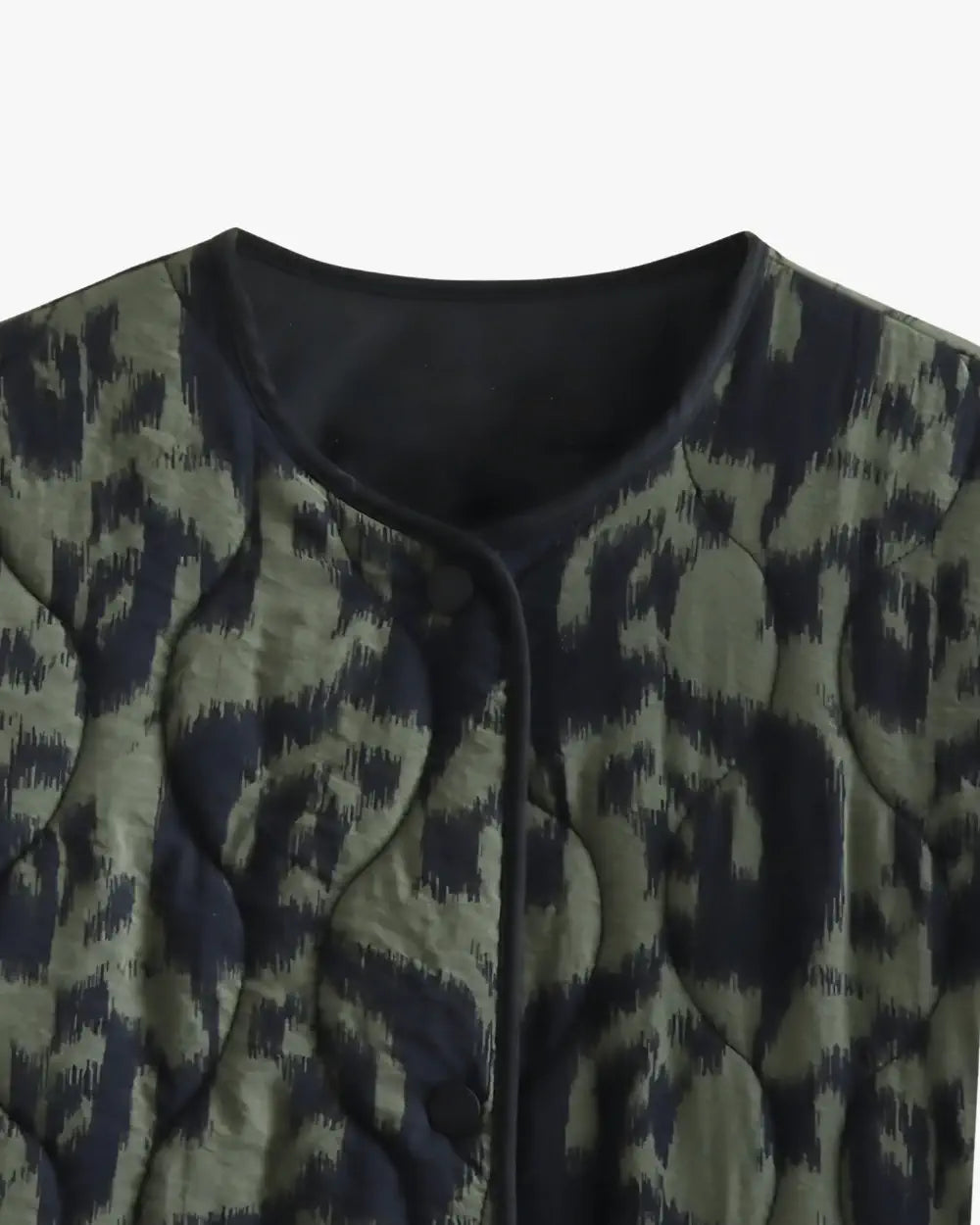 Veste kimono verte en coton épais femme Midoriha