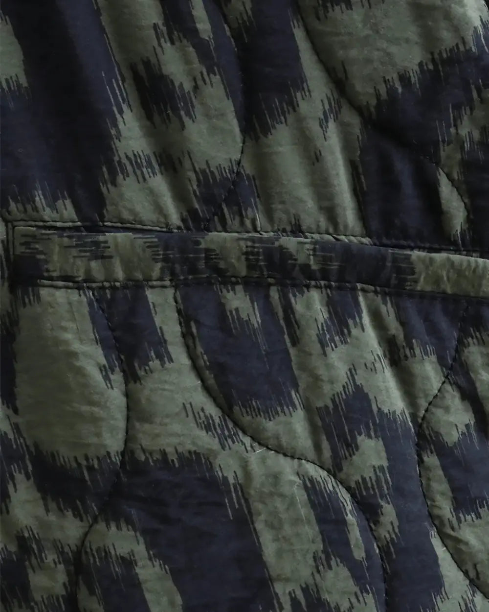 Veste kimono verte en coton épais femme Midoriha