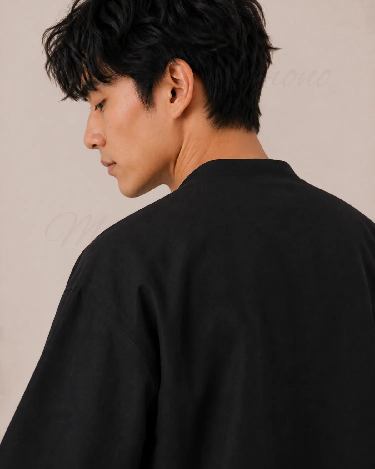 chemise kimono homme noir japonais