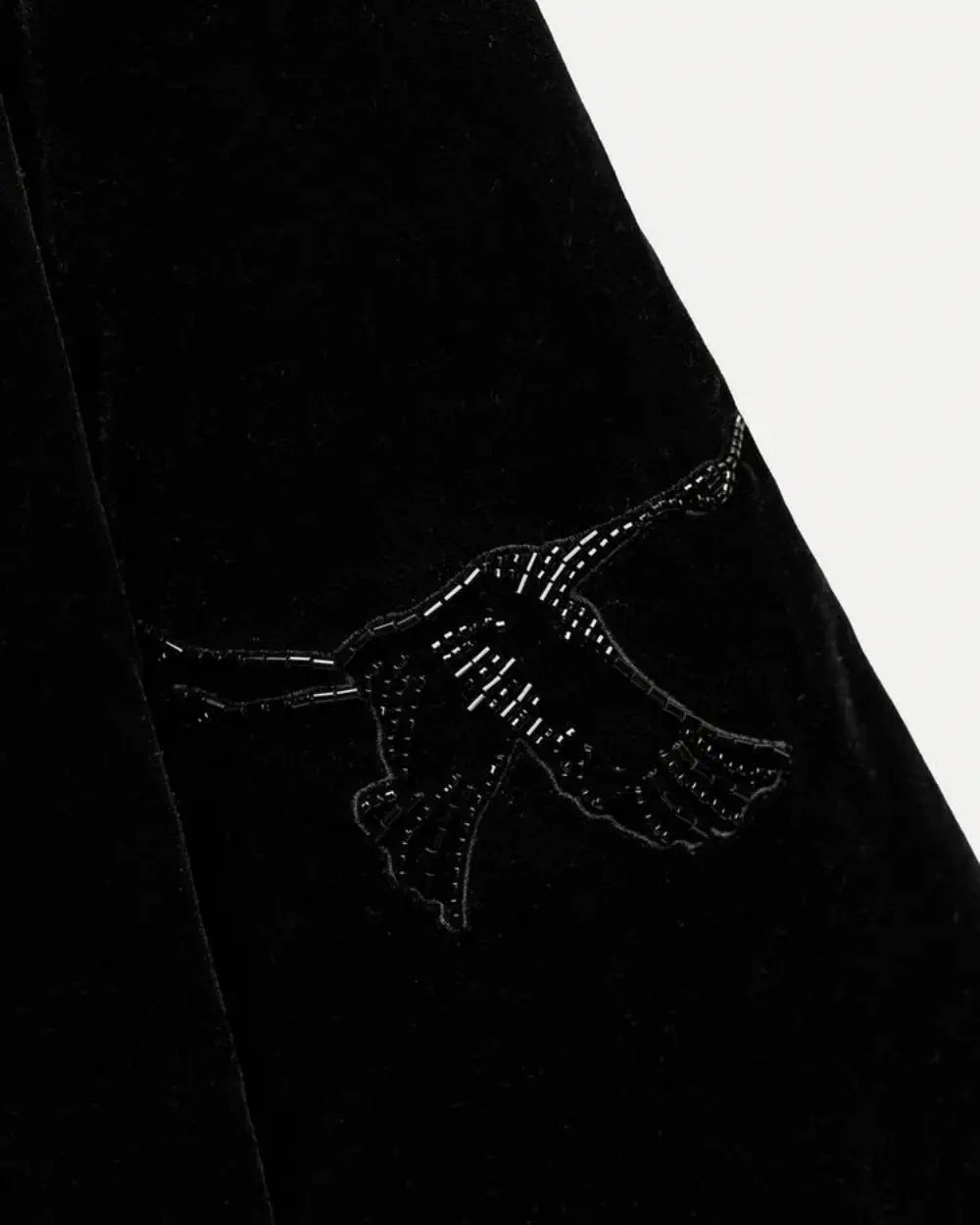 Kimono hiver noir femme matelassé | Kurotsuru