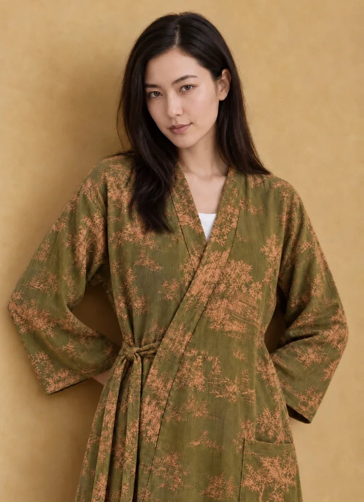 peignoir kimono femme