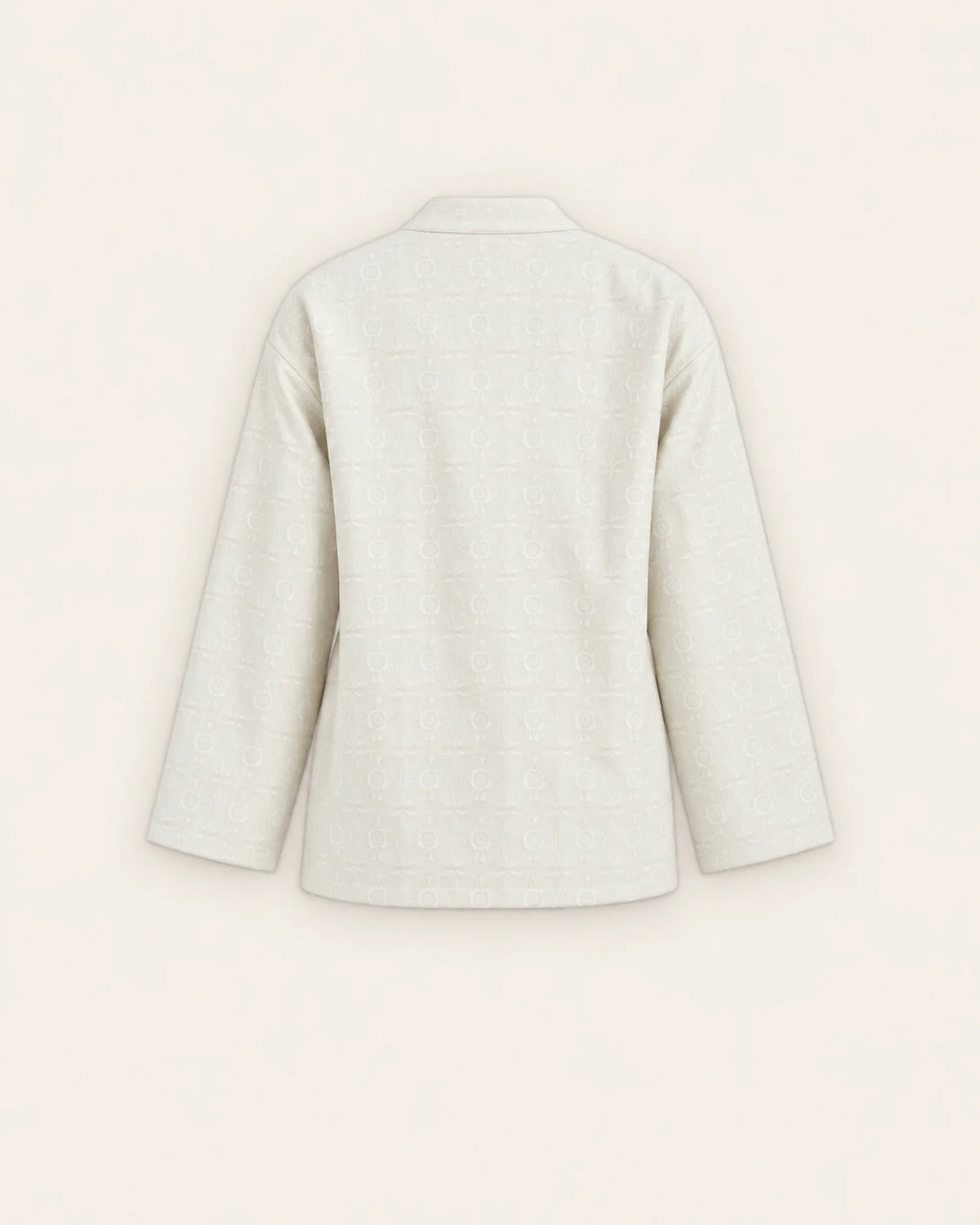 veste kimono cache coeur blanc chic femme dos