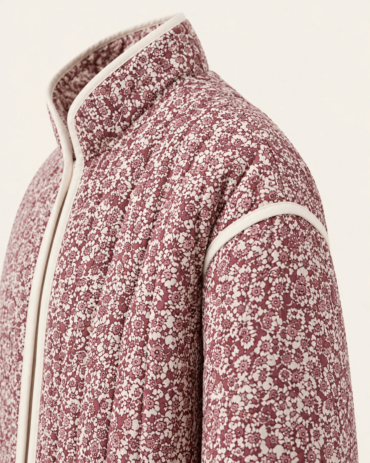 veste kimono femme fleuri rose chic epaule