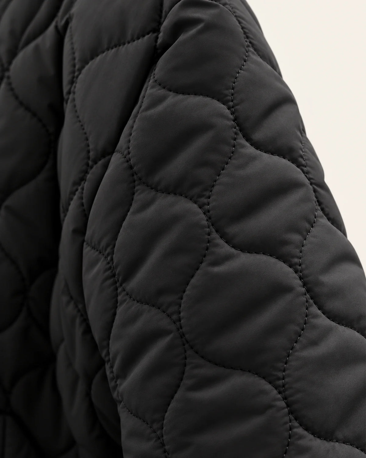 veste kimono matelassee femme noir matelassage